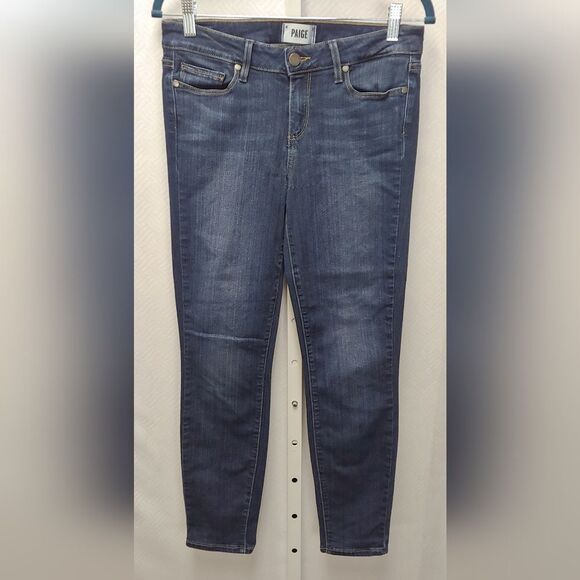 PAIGE Verdugo Ankle Jeans Sz 28 Nottingham Blue - Picture 1 of 10
